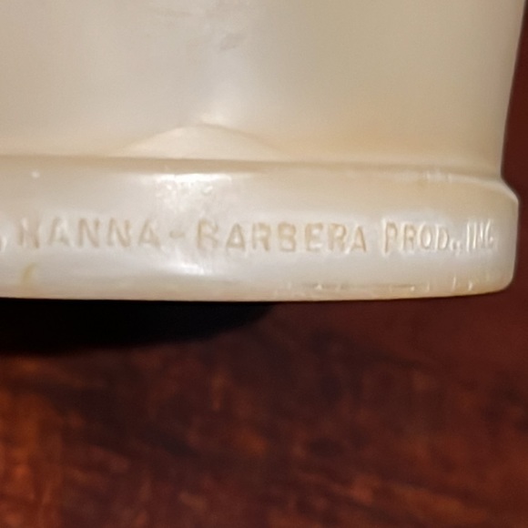 Vintage 1968 Flintstones Cartoon Cup or Mug Dino the Dinosaur Hanna-Barbera - Picture 8 of 12